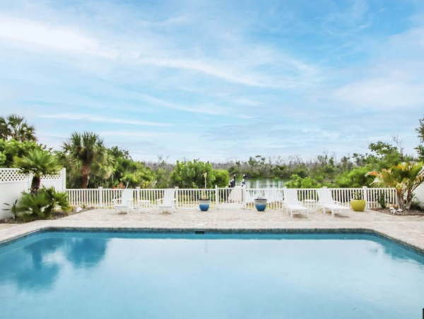 Captiva Island Vacation Rental with 6 Bedrooms & Pool Deeded Beach Access 4 Min Stroll Away